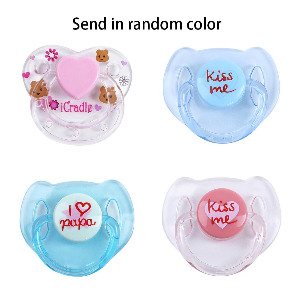 1 Pcs Reborn Doll Supplies Magnet Pacifier Reborns Baby Dolls Accessories Random Color
