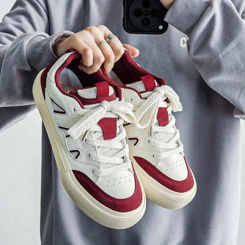 Playform Round Foot Man Sneakers Size 42 Woven White Summer Shoes Damas Sports From China High-end Vip Loofers Foot-wear