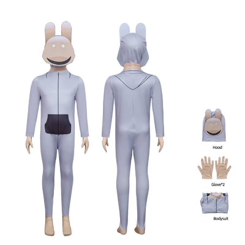 Animal Hospital Dr Harlow Fullbody Costume With Gloves And Mask For Role Play