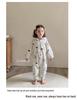 Super Cute Korean Style Baby Fleece Romper - Warm Hooded Autumn/Winter Crawling Suit