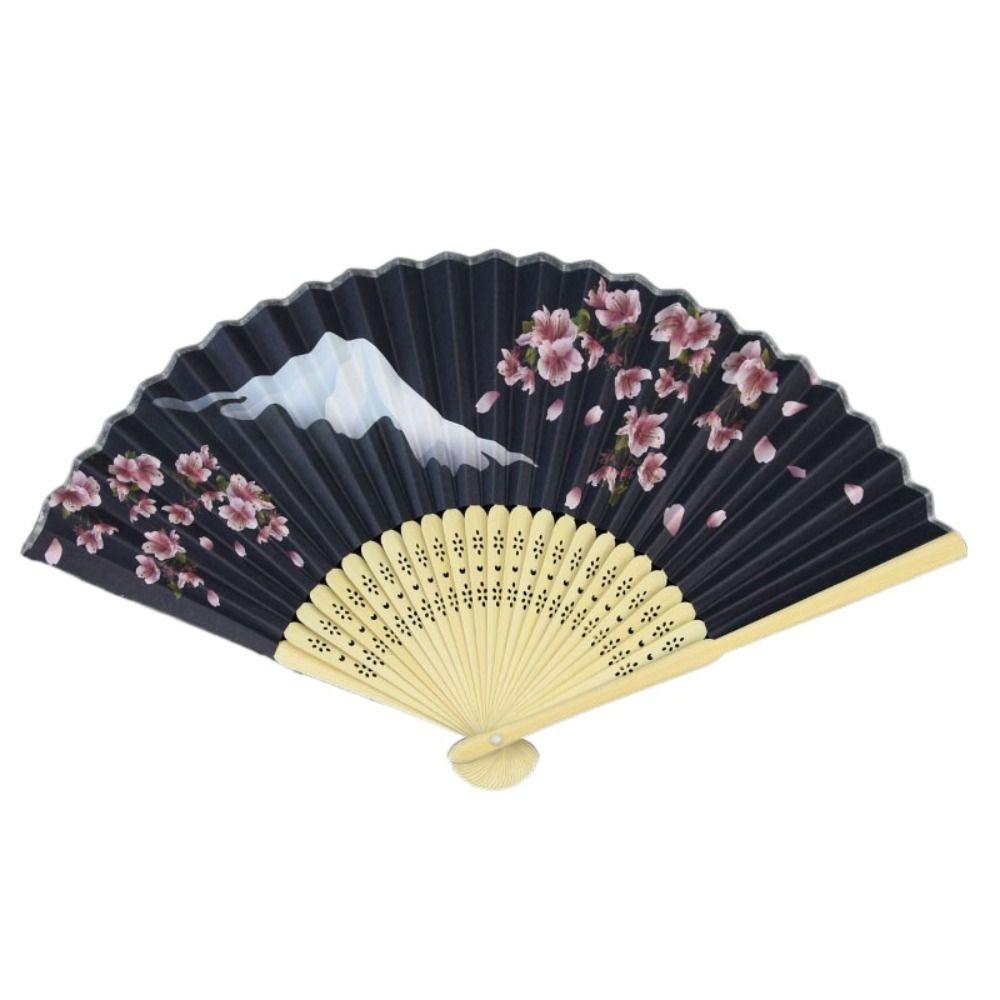 Bamboo Props Fan Bamboo Handle Fan New Folding Fan