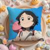 T-Takopi's Original AnimeSin Cushion Cover Home & Car Multi-Scene Pillow Cover - Reversible, Soft & Durable for Daily Use