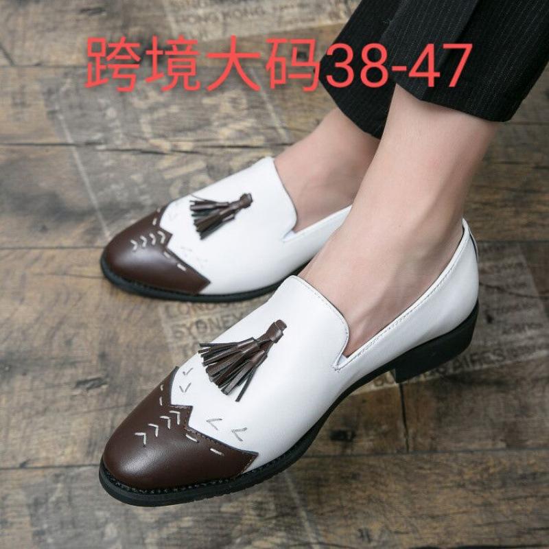 

Мужская обувь больших размеров модная и универсальная, легкая с плоской подошвой, повседневные одинарные туфли с бахромой, мужские кеды, деловой кэжуал 47