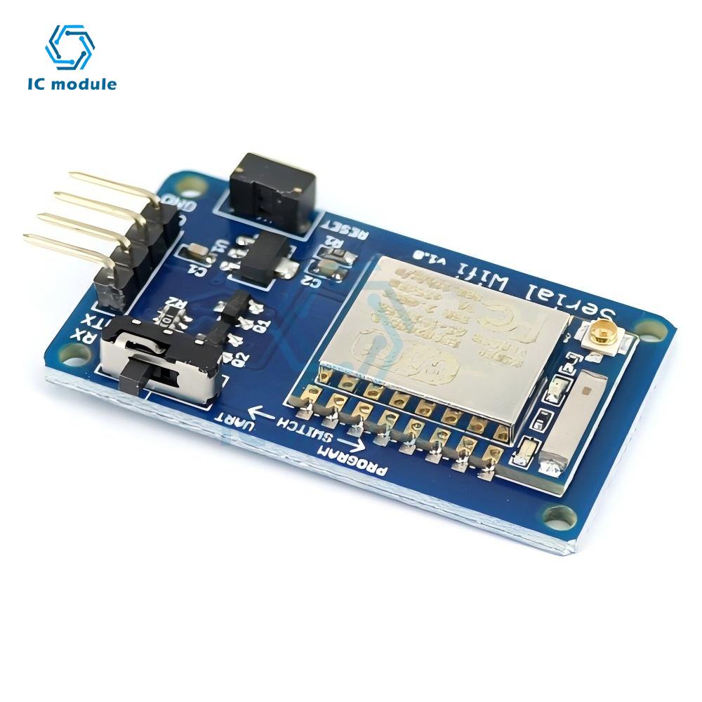 ESP8266 ESP-07 Serial WiFi Module V1.0 Wireless Adapter with PCB Antenna for IoT DIY Projects