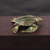 Antique Antique Antique Brass Turtle Solid Copper Ornaments Office Desk and Study Decoration Handicrafts