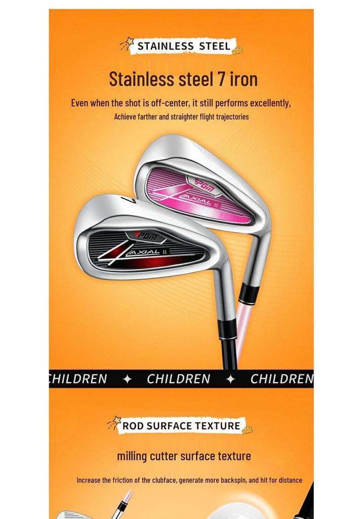 PGM Kids' & Women's Golf Iron Sand Wedge - Beginner's Practice Club