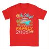 Men TShirt Oh Ship Its a Family Trip 2026 Casual Cotton Tee Shirt Short Sleeve  T Shirt Round Collar Tops Party