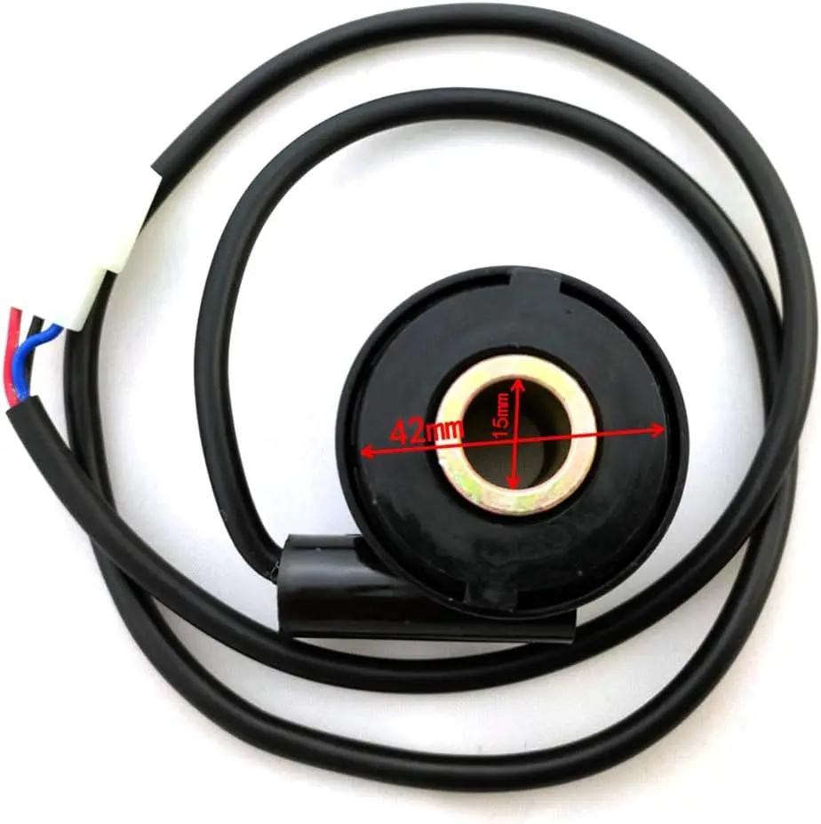 3 Pin Motorcycle Speed Sensor 12V Digital Motor Speed Meter Cable Mileage Assembly Replacement