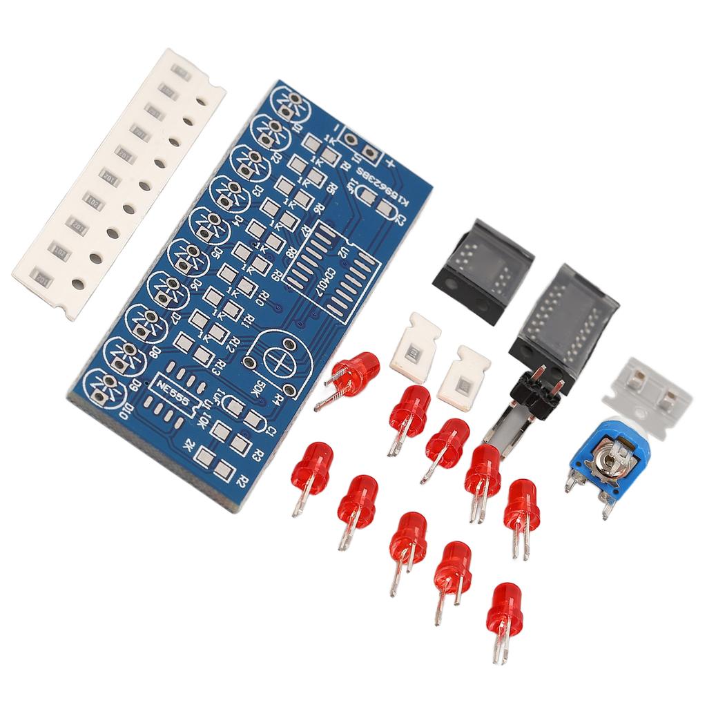 Wasser fließendes Licht LED-Modul Treiberlampe DIY Kit elektronische Leiterplatte NE555 + CD4017