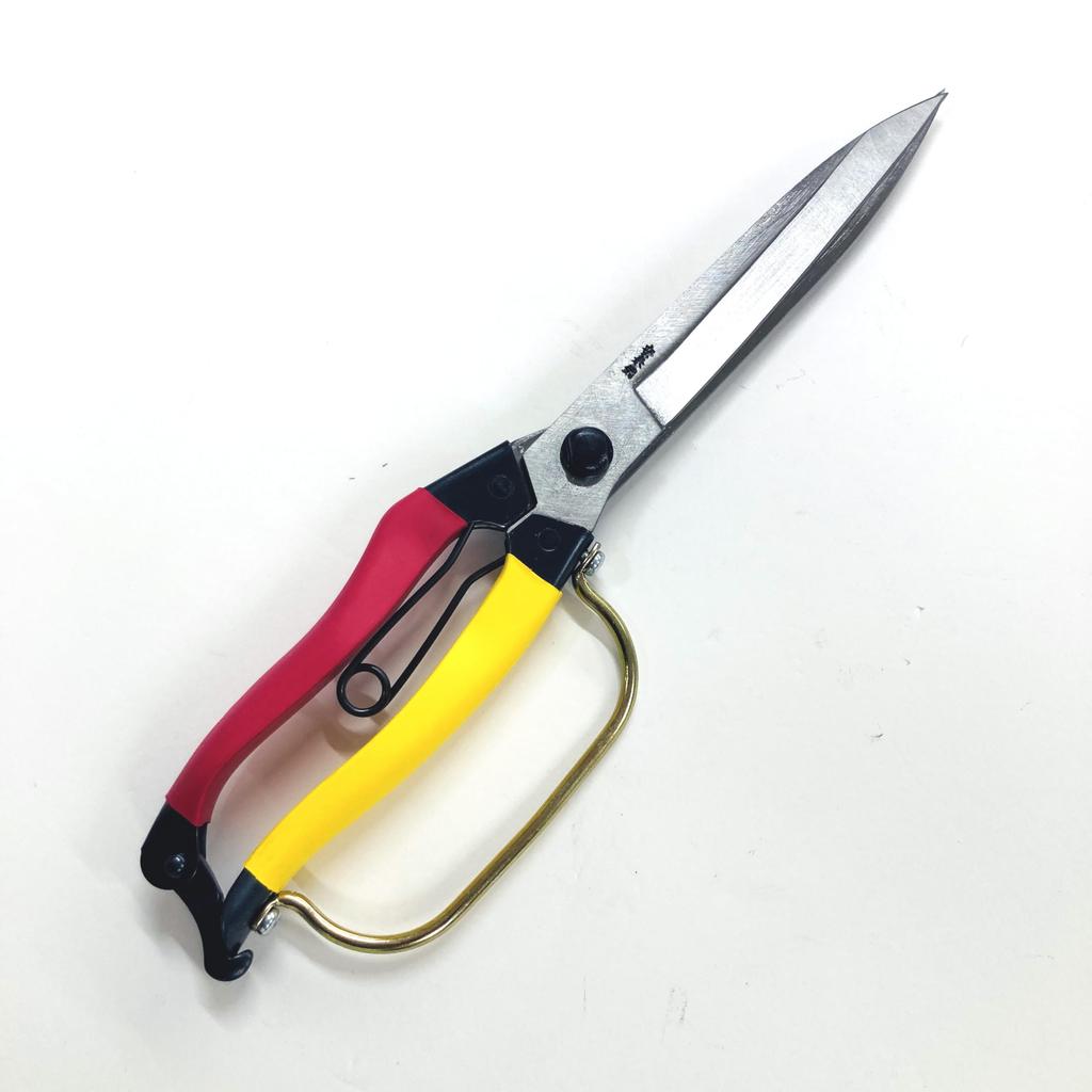 Onotetsu Pruning Shears 290mm with Guard In Long Blade Pruning Shears Root Cutting Shears Leaf Trimming Shears Scissors One-Handed (Double-Edged)