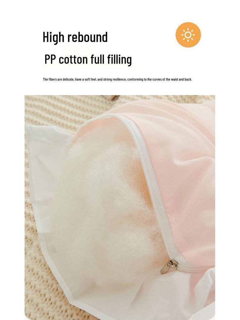 Dormitory Soft Headboard Cushion with Lumbar Support - Anti-collision, Princess Tatami Sofa Style.