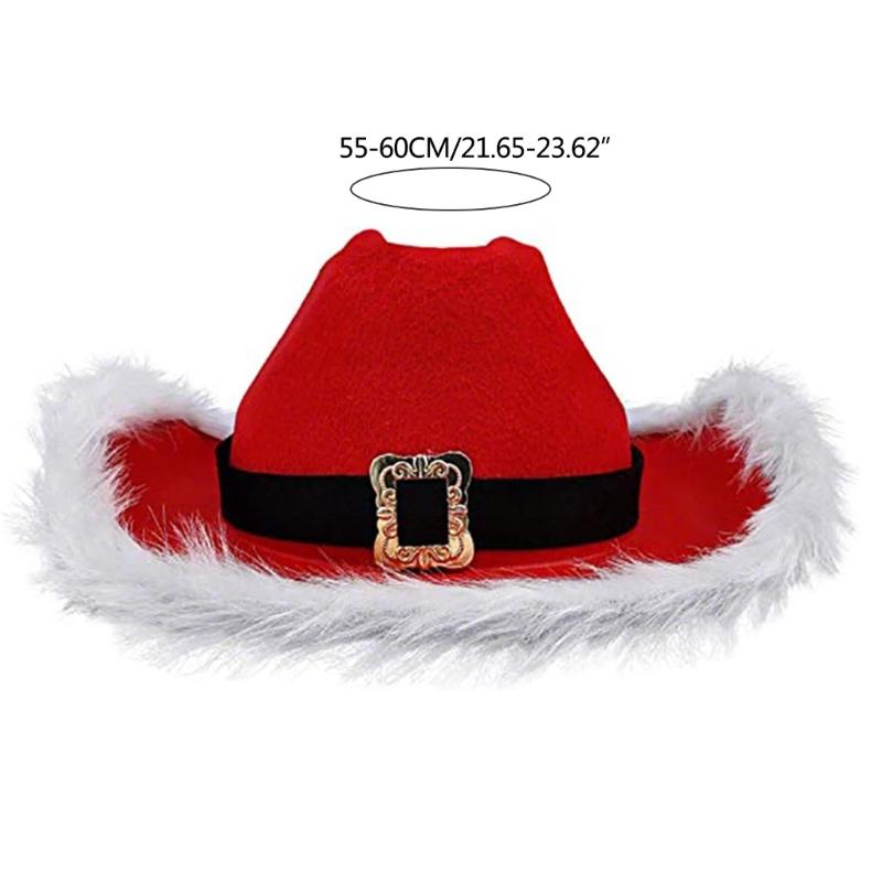 Christmas Party Hats Cowboy Hat for Womens Western Hat Cowboy Hat with Feathers Cowboy Costume Dress Up