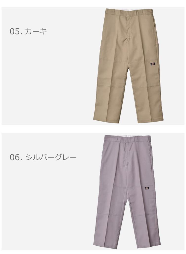 Dickies Men's Twill Double Knee Work Pants, Size 85283 (JP, Size 28, Size 04, Charcoal, 32-inch Inseam) [Parallel Import]