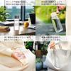 IOLOYU Tritan Water Dishwasher Heat and Cold Direct Sports Drink Transparent Water Bottle that Shows Drink Volume Food-Contact-Safe Bottle, Safe,