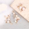 2Pcs Alloy Branch Flower Accessories Antiquity Hairpin Clothing Hair Accessories Diy Material