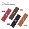 Volkswagen Car Seat Belt Shoulder Cushion Leather Protector Pad Accessories Key For VW T-ROC Golf Amarok GTI T5 T-Cross Phaeton