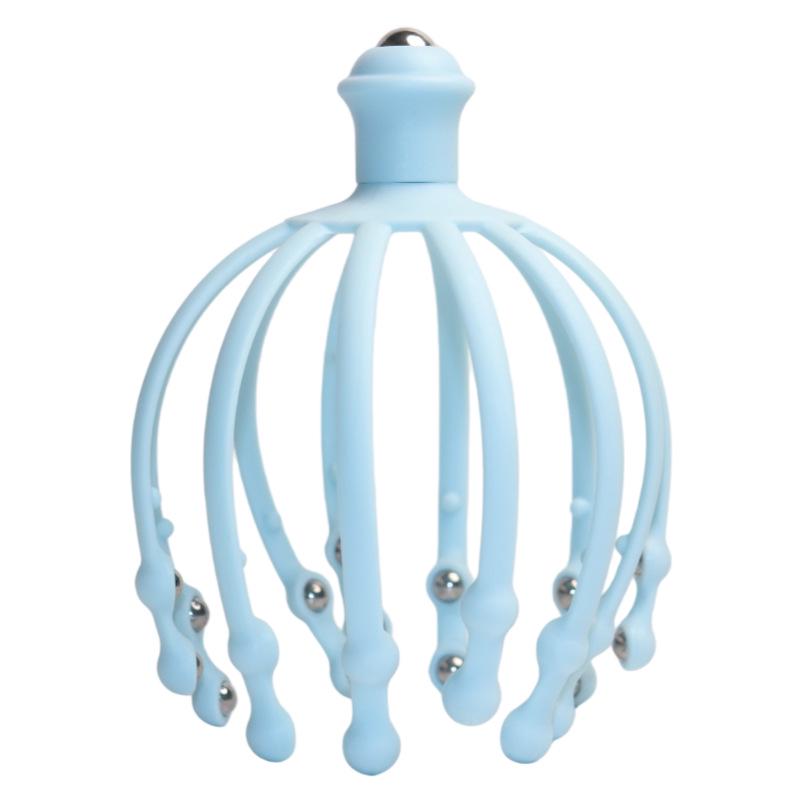 12-Claw Octopus Head Massager: Scalp Scratcher & Itch Relief, Relaxation & Decompression Brush