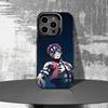 Kimetsu No Yaiba Infinity Castle Phone Case For iPhone 16,15,14,13,12,11,Pro,XS,Max,Plus,Mini,SE4,E Black Matte Shockproof Cover
