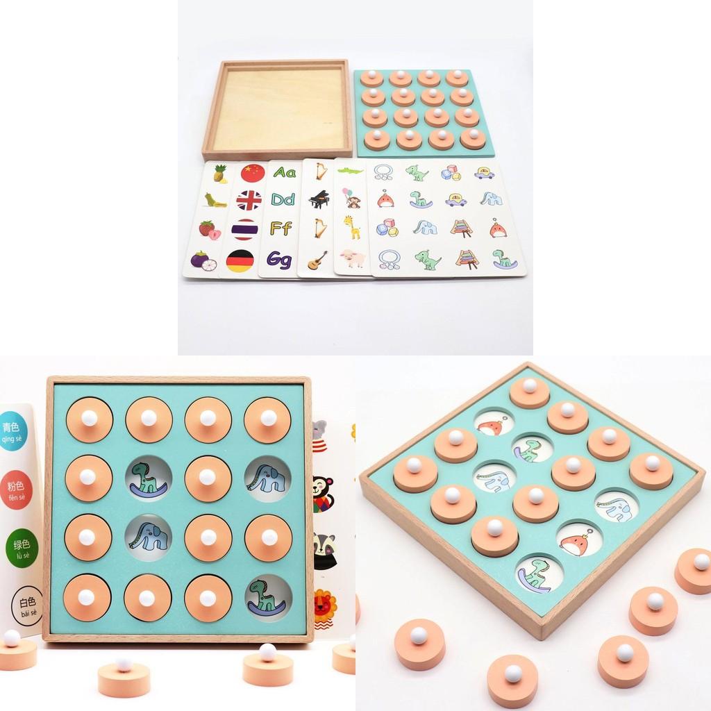 Chess Wooden Memory Toy For Kids With Logic Skills Enhancement Educational Gift