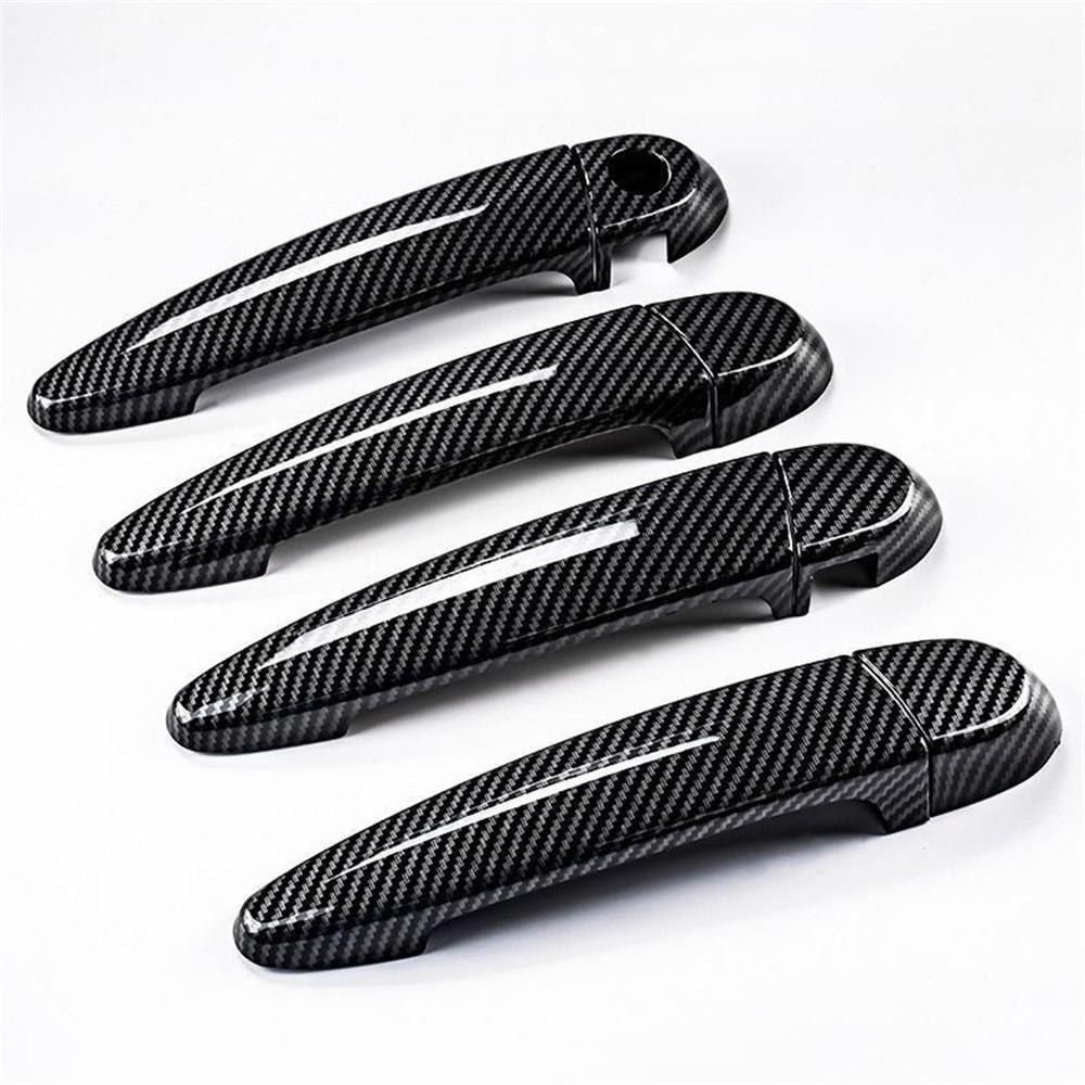 Door Handle Cover Carbon Fiber Look For BMW 430i 320i 328d 330i 340i 420i