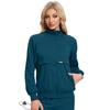 Uniforms Coat Woman Men Nursing Long Sleeve Scrubs Jackets Medical Hospital Clothing Zipper Jacket Doctor