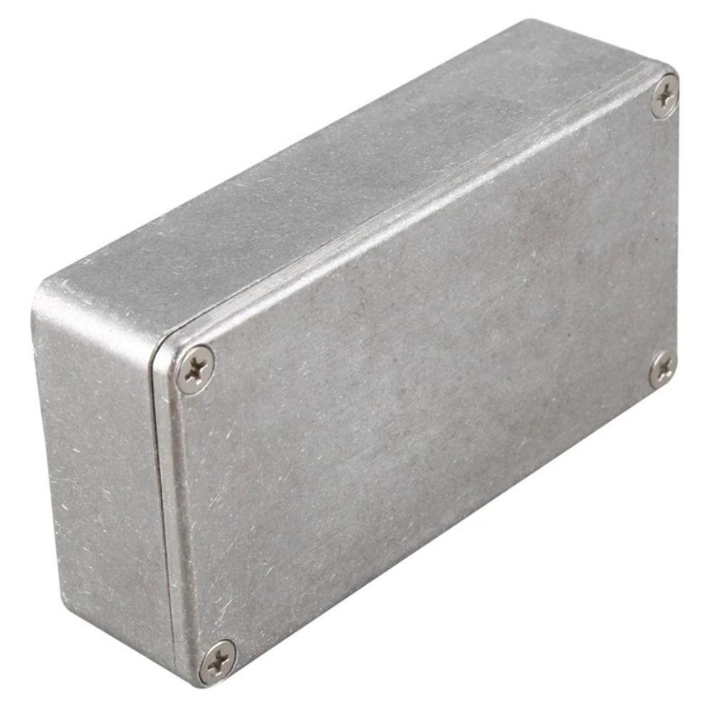 Obudowa pedału efektów 1590B ze śrubami Aluminiowe obudowy efektów gitarowych Uchwyt Zamiennik Trwały Zestaw instrumentów muzycznych