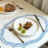 Placemat, Wrinkle-Resistant Embroidered Lace Table Mat, Heat-Resistant Non-Slip Washable Coaster Mat for Home Decor