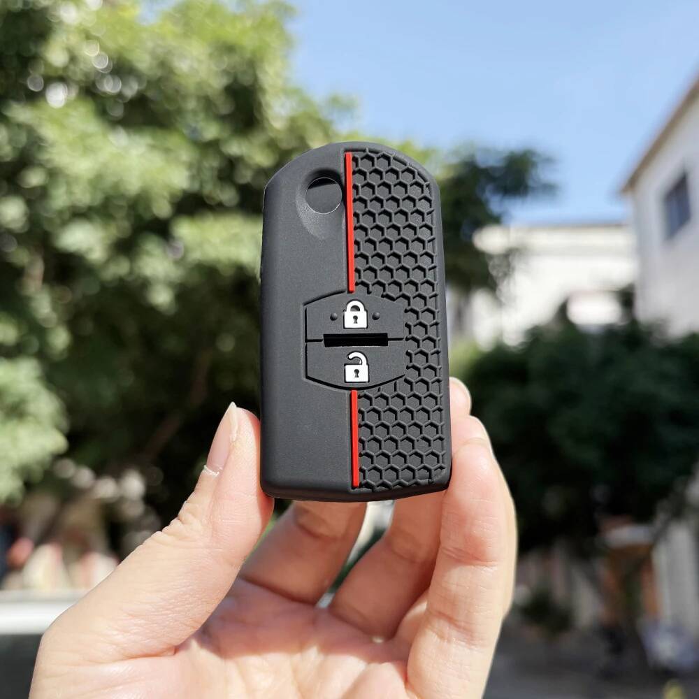 

Keychain Key Case For Mazda 3 Bk 3 Bl 6 GG M3 M5 M6 CX-5 CX7 CX9 RX8 Demio 2 3 5 6 MX5 MPV Silicone Keyboard Cover Fob Key Case