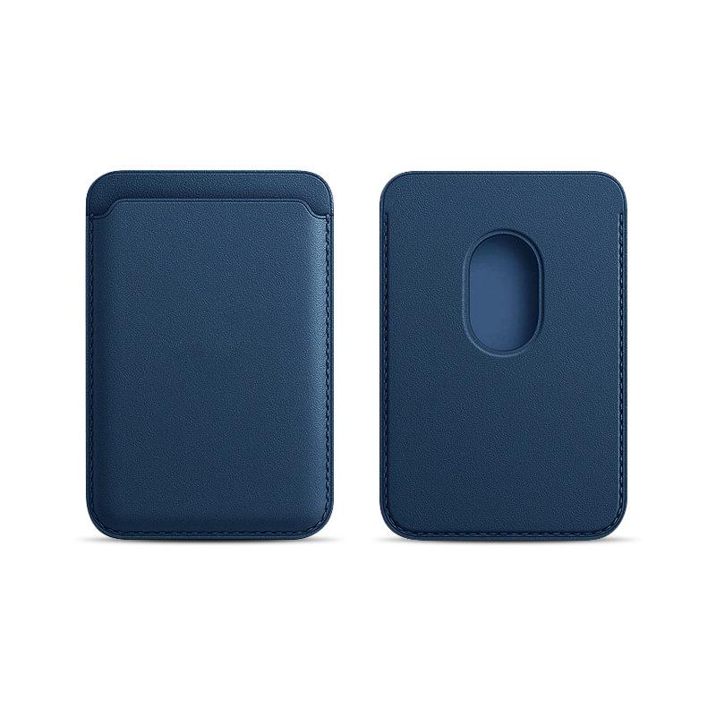 Magnetische Kaarthouder voor iPhone 13 - MagSafe Lederen PU Sleeve met ID-houder & Telefoonachterkant Sticker