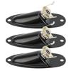 3Pcs Alloy Electric Guitar Jack Electric Bass Plug Socket for ST Ship Form Accessory Black