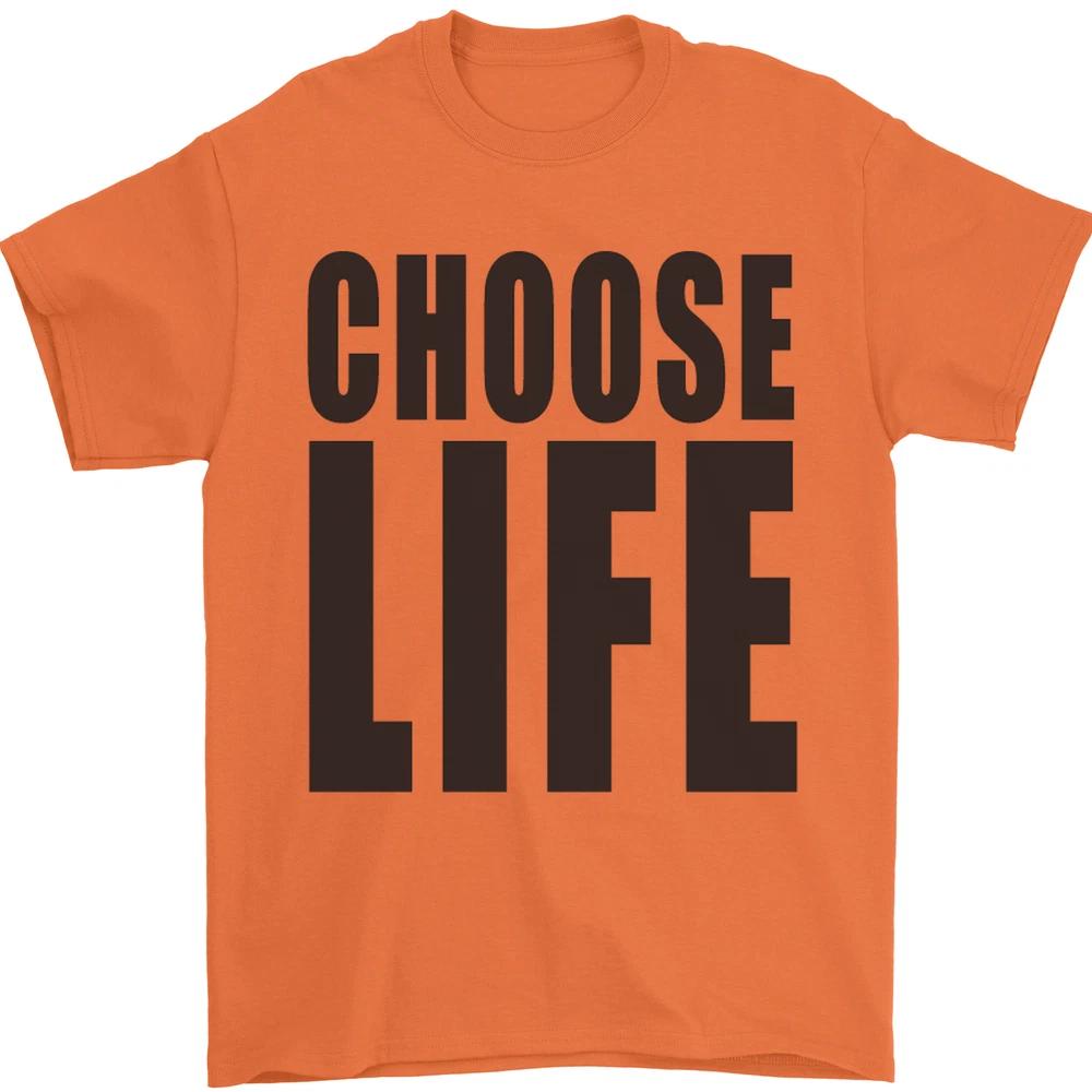 Choose life printed neon tshirt wham george michael rave 80s 90s unisex s2xl 2XL