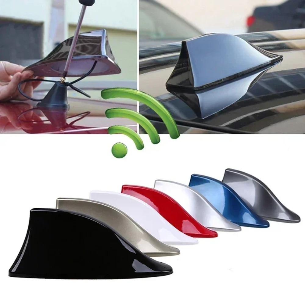 Universal Car Shark Fin Antenna Cover Base Replacement Radio Signal Aerials Roof Exterior Accessories Decoration Car Styling