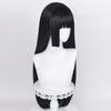 Yumeko Jabami Cosplay Wig, Black Heat Resistant Synthetic Hair for Kakegurui Role Play