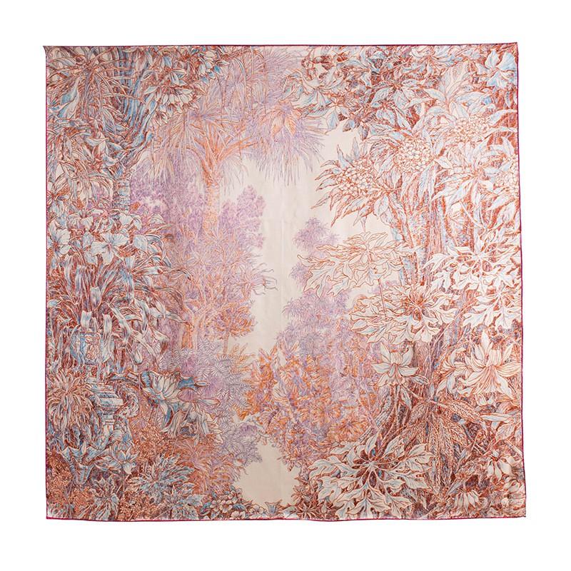 Mulberry Silk Scarf Women Versatile Commute Elegant Shawl Double-sided Use Fashionable