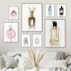 Abstrakt Graffiti Kunst Parfymeflasker Lerretsmaleri Mote Luksus Veggkunst Bilder For Moderne Stue Veggdekor Cuadro