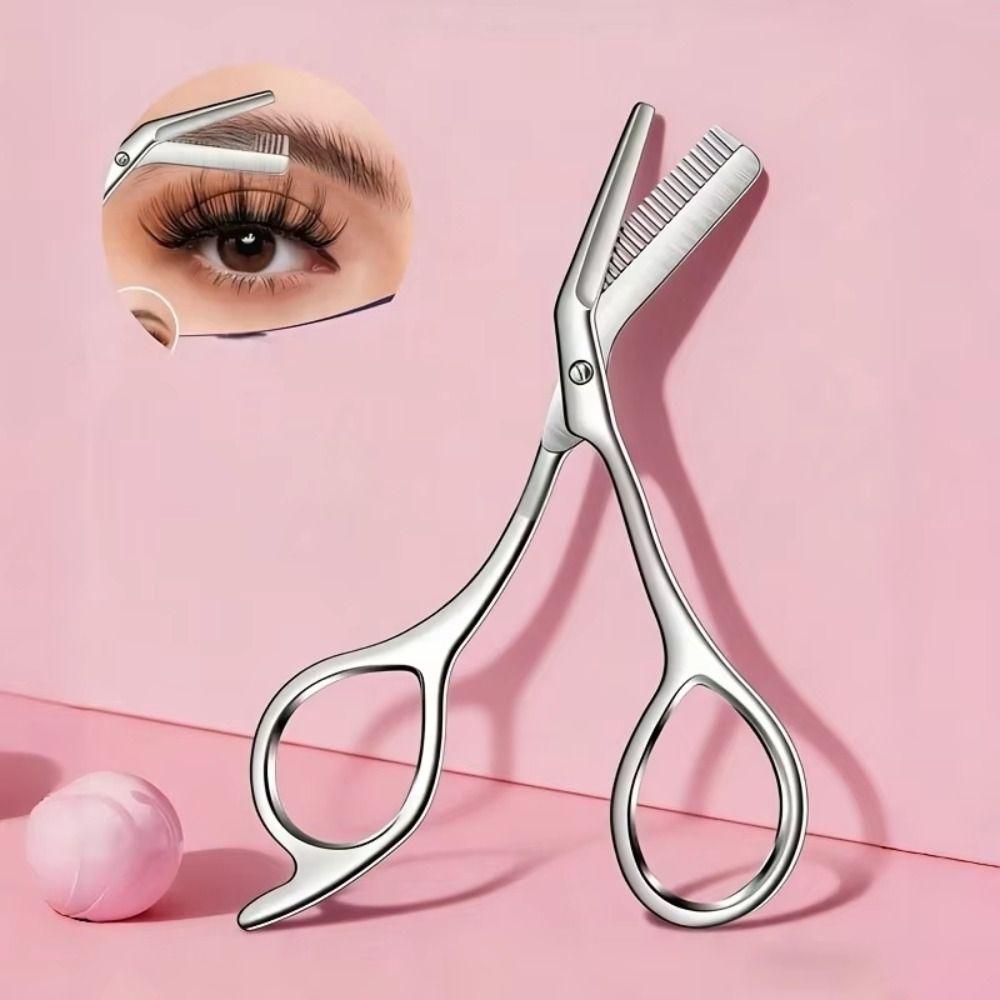 With Eyebrow Comb Eyebrow Scissors Precision Hair Remover Easy To Use Eyebrow Trimmer Facial Care