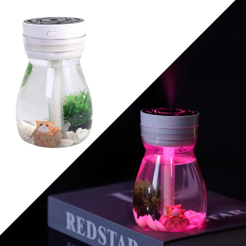 380ml Portable for Nano Electric Air Humidifier Air Diffuser with Lig