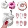 DIY Rotating Cat Eye Magnet Uniform Magnetic Force Wide Light Glass Bead Effect Cat Eye Nail Magnet Multifunctional Strong