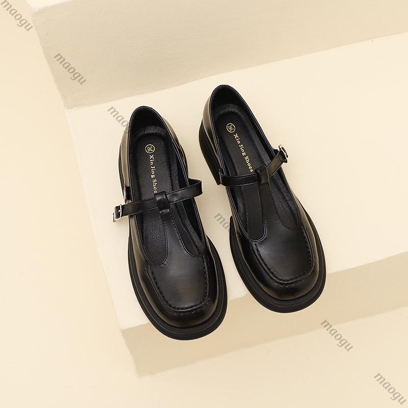 Shoes Woman 2026 British Style Oxfords Platform Low Heels Female Footwear Preppy Leather Creepers Retro Summer Ladies Sandals