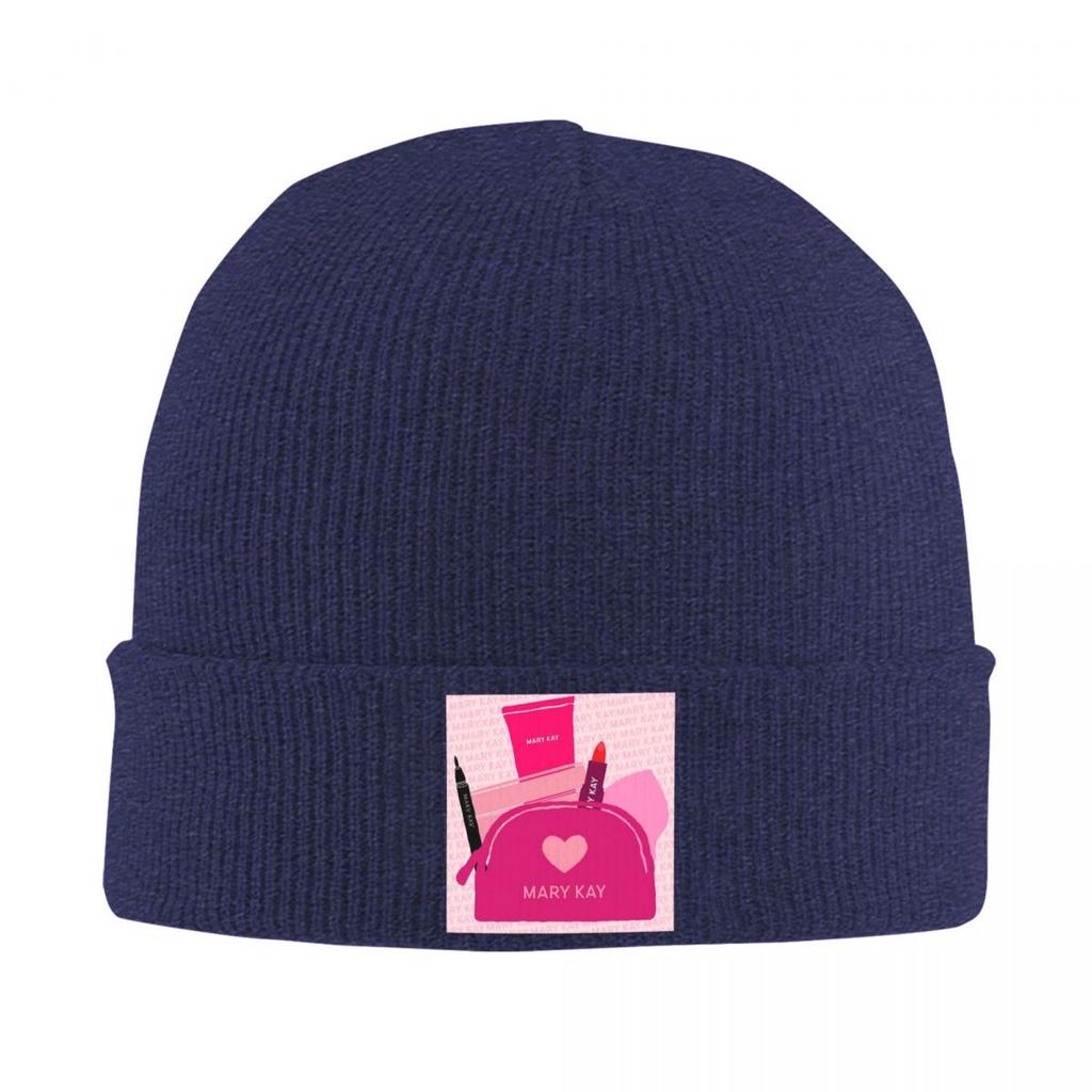 Mary Kay Warm Knitted Cap Hip Hop Bonnet Hat Autumn Winter Outdoor Beanies Hats for Unisex Womenx Adult