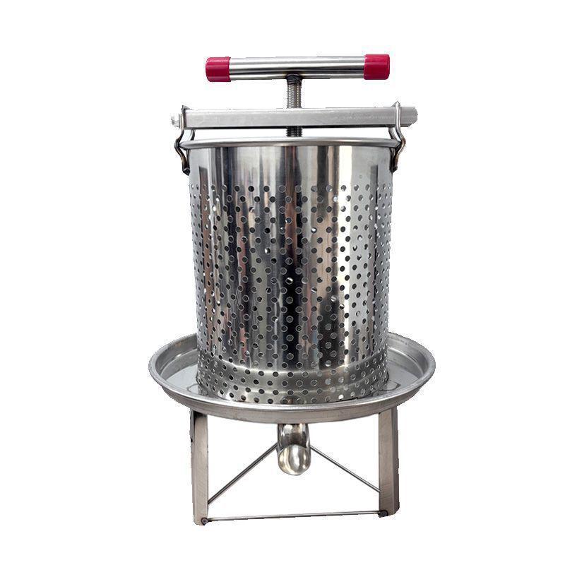 Stainless Steel Small Household Honey Wax Press & Juicer.