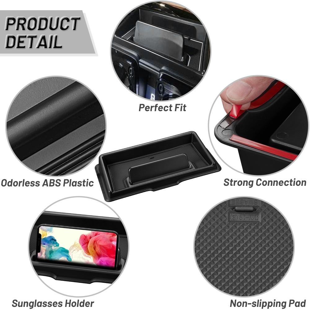 Auto-Armaturenbrett-Aufbewahrungsbox für Suzuki Jimny 2019 2020 JB64/JB74 mit Telefonnavigationshalter, Autozubehör, Armaturenbrett-Organizer