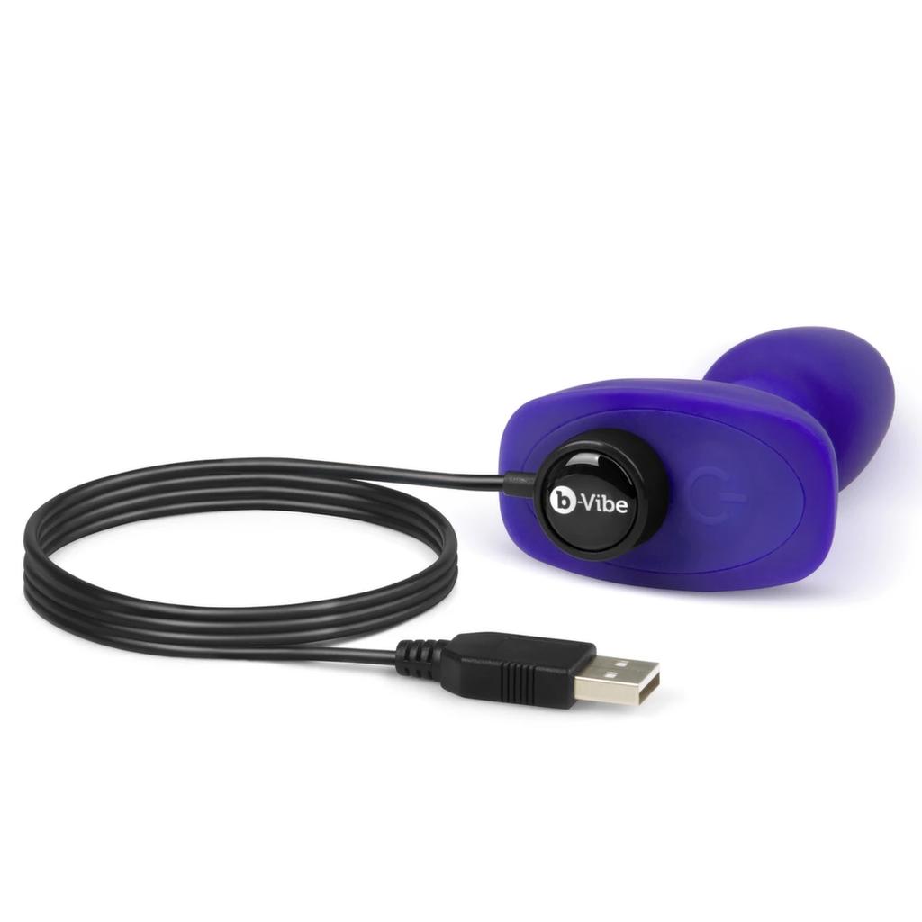 Remote Controlled Anal Plug - B-Vibe Rimming Petite Purple