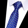 Men's Gold Twill Silk Polyester Tie - 7.5cm, Formal Wedding Accessory