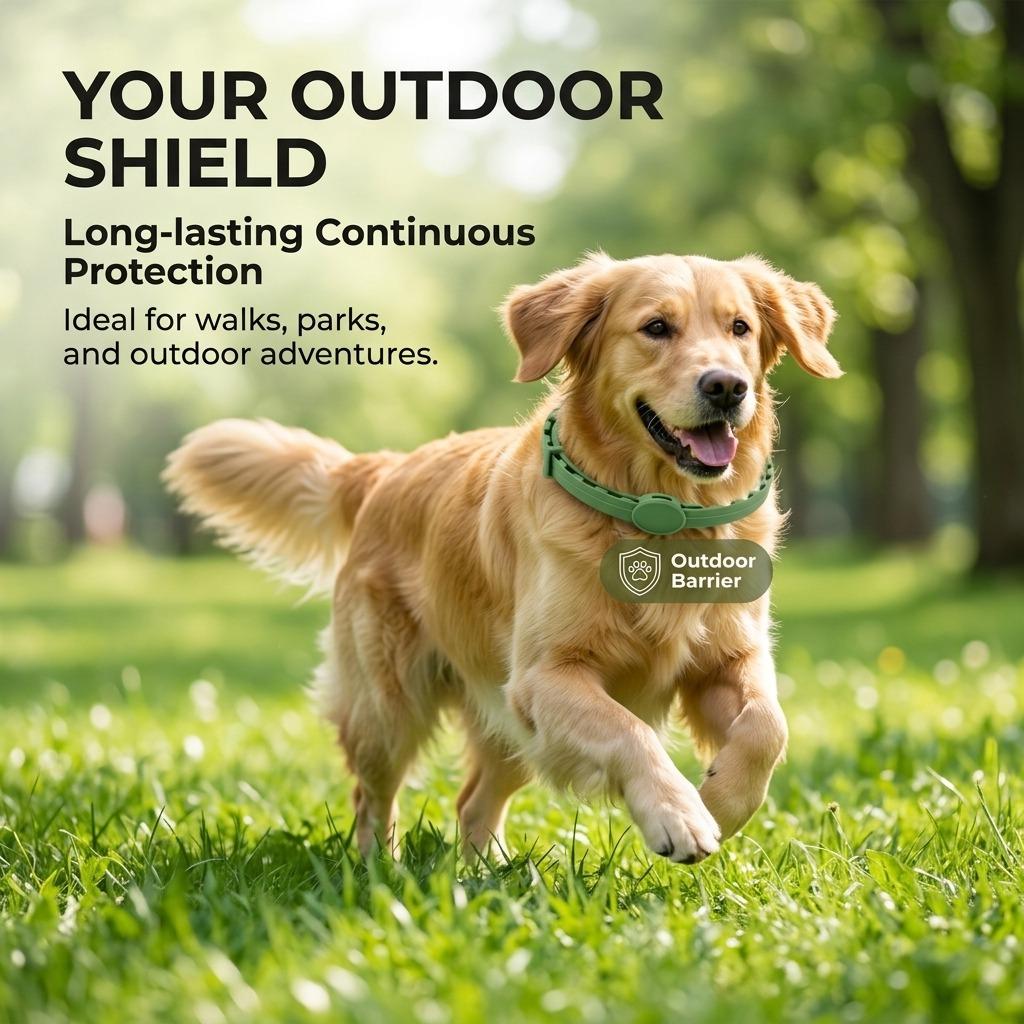 Dog Flea Collar Flea And Tick Prevention Collar Pet External Insect Repellent Collar Flea Collar Aluminum Box