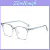 Tr90 Square Glasses Frame With Blue Light Blocking For Stylish Office Wear