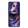 For Realme Narzo N61 Phone Case N 61 Coque Flowers Black Silicone Soft Back Cover For Realme Note 60 Case Note60 Funda Bags Capa