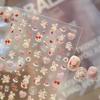 Tomoni Shell Light Cherry Rabbit Nail Stickers - Cute European & American Style Decorative Stickers