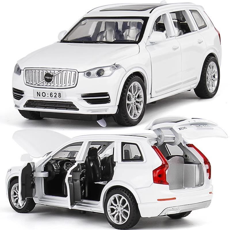 1/32 Scale Volvo XC90 SUV Alloy Diecast Model Auto Accessory Sound & Light Series Children's Toy Kids Gift Birthday Present Collection