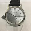 Used BULOVA watch analog (self-winding) 96C130 with box leather belt